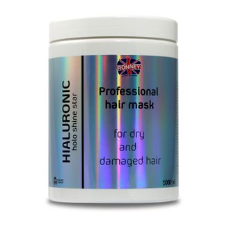 Ronney HoLo Shine Star Hialuronic, maska nawilżająca do włosów suchych i zniszczonych, 1000 ml - zdjęcie produktu
