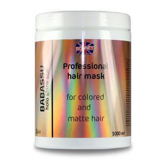 Ronney HoLo Shine Star Babassu Oil, maska energetyzująca do włosów farbowanych i matowych, 1000 ml - zdjęcie produktu