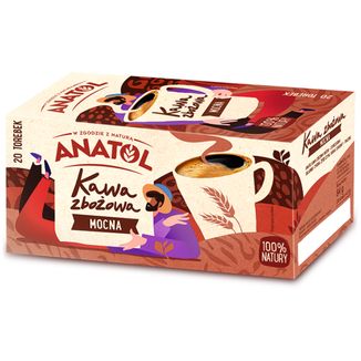 Anatol Kawa zbożowa, mocna, 4,2 g x 20 torebek - zdjęcie produktu