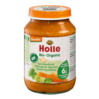 Holle Danie Bio, mieszanka warzywna, po 6 miesiącu, 190 g - zdjęcie produktu