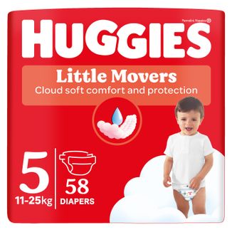 Huggies Ultra Comfort, pieluchy, Disney, rozmiar 5, 11-25 kg, Mega Pack, 58 sztuk - zdjęcie produktu