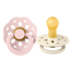 Bibs Boheme, smoczek uspokajający, kauczukowy, okrągły, rozmiar S, Ivory & Blossom, od urodzenia, 2 sztuki - miniaturka  zdjęcia produktu