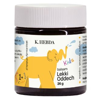 Hebda, balsam Lekki Oddech, 26 g Hebda, balsam Lekki Oddech, 26 g - zdjęcie produktu