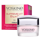 Yoskine Supreme-Vit B12 + C 50+, regenerujący krem przeciwzmarszczkowy na noc, 50 ml - miniaturka zdjęcia produktu