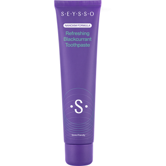 Seysso Color Refreshing Blackcurrant, odświeżająca pasta do zębów miętowo-porzeczkowa, 75 ml - zdjęcie produktu