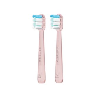 Seysso Deep Clean, końcówki wymienne do szczoteczki sonicznej Junior, różowe, 2 sztuki - zdjęcie produktu