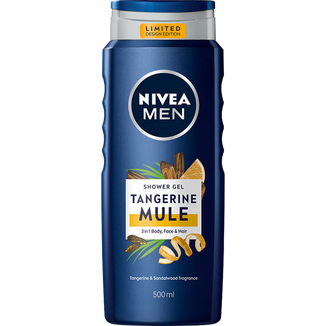 Nivea Men, żel pod prysznic 3w1 do twarzy, ciała i włosów, Tangerine Mule, 500 ml - zdjęcie produktu