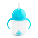 Munchkin Tip&Sip, kubek ze słomką, niebieski, 207 ml - miniaturka zdjęcia produktu