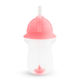 Munchkin Tip&Sip, kubek ze słomką, różowy, 296 ml - miniaturka zdjęcia produktu