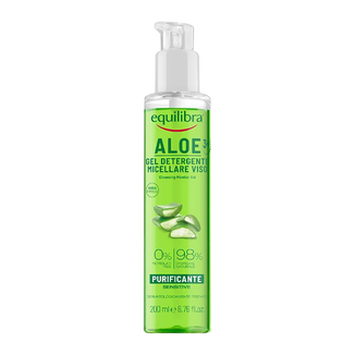 Equilibra Aloe 3+, oczyszczający żel micelarny do twarzy, aloesowy, 200 ml Equilibra Aloe 3+, oczyszczający żel micelarny do twarzy, aloesowy, 200 ml - zdjęcie produktu