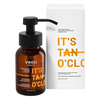 Veoli Botanica It's Tan O'clock, pianka brązująca z algami i wodą kokosową, 240 ml KRÓTKA DATA - zdjęcie produktu