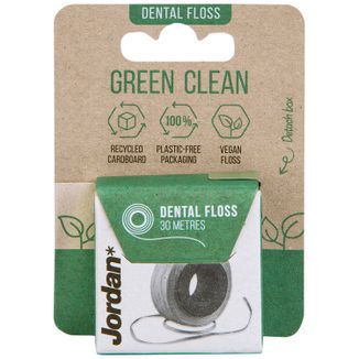 Jordan Green Clean, ekologiczna nić dentystyczna, 30 m - zdjęcie produktu