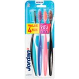 Jordan Ultimate You, szczoteczka do zębów, Medium, 4 sztuki - miniaturka zdjęcia produktu