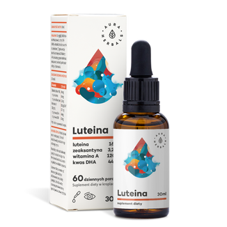 Aura Herbals Luteina, krople, 30 ml - zdjęcie produktu