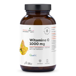 Aura Herbals Witamina C 1000 mg, 120 kapsułek - zdjęcie produktu