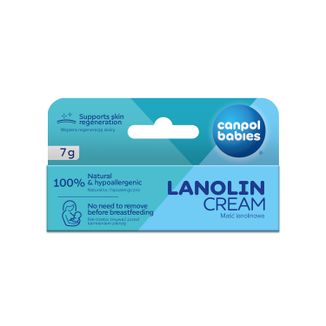 Canpol Babies, maść lanolinowa do brodawek sutkowych, 7 g USZKODZONE OPAKOWANIE - zdjęcie produktu