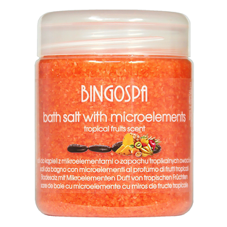 Bingospa, sól do kąpieli z mikroelementami, zapach owoców tropikalnych, 550 g - zdjęcie produktu