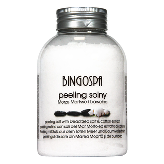 Bingospa, peeling solny do ciała, sól z Morza Martwego i ekstrakt z bawełny, 580 g - zdjęcie produktu