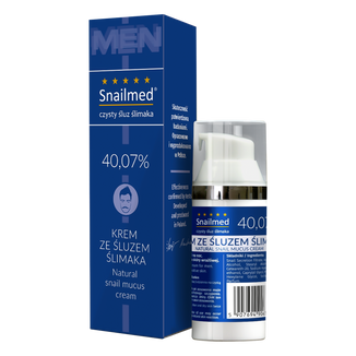 Snailmed Men Czysty Śluz Ślimaka 40,07%, krem do twarzy dla mężczyzn, 30 ml KRÓTKA DATA Snailmed Men Czysty Śluz Ślimaka 40,07%, krem do twarzy dla mężczyzn, 30 ml KRÓTKA DATA - zdjęcie produktu