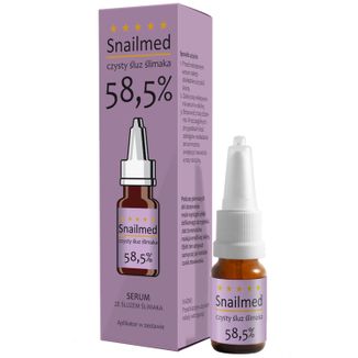 Snailmed Czysty Śluz Ślimaka 58,5%, przeciwstarzeniowe serum do twarzy, 8 ml - zdjęcie produktu