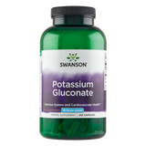 Swanson Potassium Gluconate, glukonian potasu, 250 kapsułek - miniaturka zdjęcia produktu