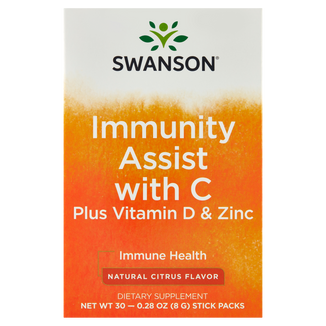Swanson Immunity Assist with C, smak cytrusowy, 8 g x 30 saszetek KRÓTKA DATA - zdjęcie produktu