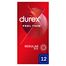 Durex Feel Thin Classic, prezerwatywy z większą ilością lubrykantu, cienkie, 12 sztuk - miniaturka  zdjęcia produktu