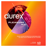 Durex Pleasure, zestaw prezerwatyw, 40 sztuk - miniaturka zdjęcia produktu