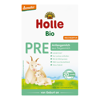 Holle Bio Pre, mleko początkowe na bazie mleka koziego, od urodzenia, 400 g - zdjęcie produktu