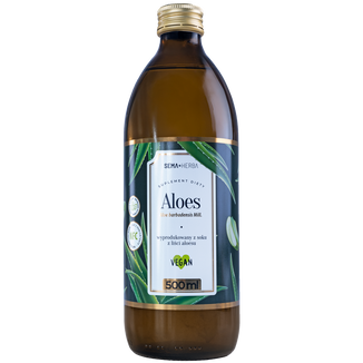 SEMA Herba Aloes, sok z liści, 500 ml KRÓTKA DATA - zdjęcie produktu