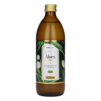 SEMA Herba Aloes, sok z liści, 500 ml USZKODZONE OPAKOWANIE - zdjęcie produktu