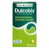 Dulcobis 5 mg, 60 tabletek dojelitowych USZKODZONE OPAKOWANIE Dulcobis 5 mg, 60 tabletek dojelitowych USZKODZONE OPAKOWANIE - miniaturka zdjęcia produktu