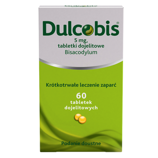 Dulcobis 5 mg, 60 tabletek dojelitowych - zdjęcie produktu