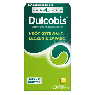 Dulcobis 5 mg, 60 tabletek dojelitowych - zdjęcie produktu