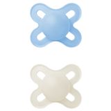 MAM Start, smoczek uspokajający, silikonowy, ortodontyczny, Unprinted Matt, boy, 0-2 miesiące, 2 sztuki - miniaturka zdjęcia produktu