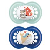 MAM Original, smoczek uspokajający, silikonowy, ortodontyczny, Better Together, boy, od 6 miesiąca, 2 sztuki - miniaturka zdjęcia produktu