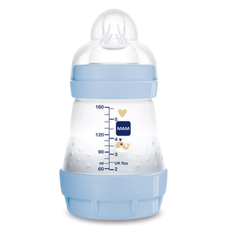 MAM Perfect Start Anti-Colic, butelka antykolkowa, Better Together, boy, od urodzenia, 160 ml - zdjęcie produktu