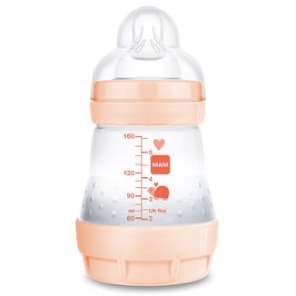 MAM Perfect Start Anti-Colic, butelka antykolkowa, Better Together, girl, od urodzenia, 160 ml - zdjęcie produktu
