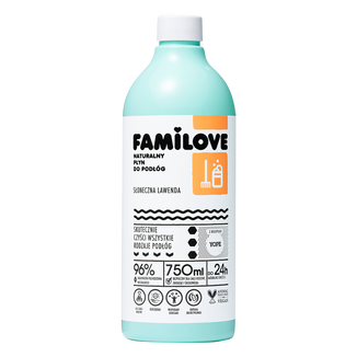 Yope Familove, naturalny płyn do podłóg, słoneczna lawenda, 750 ml - zdjęcie produktu