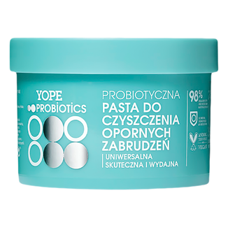 Yope Probiotics, probiotyczna pasta do czyszczenia opornych zabrudzeń, 160 g - zdjęcie produktu