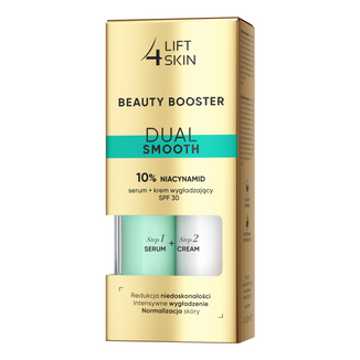 Zestaw Lift4Skin Beauty Booster Dual Smooth, serum 10% niacynamid, 15 ml + krem wygładzający, SPF 30, 15 ml KRÓTKA DATA - zdjęcie produktu