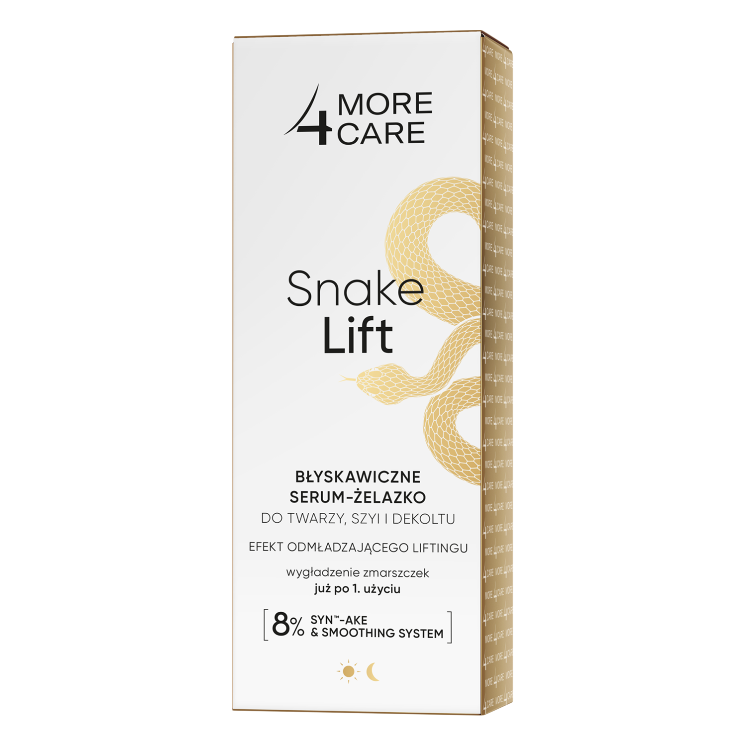 More4Care More4Care Snake Lift, błyskawiczne serum-żelazko do twarzy, szyi i dekoltu, 35 ml