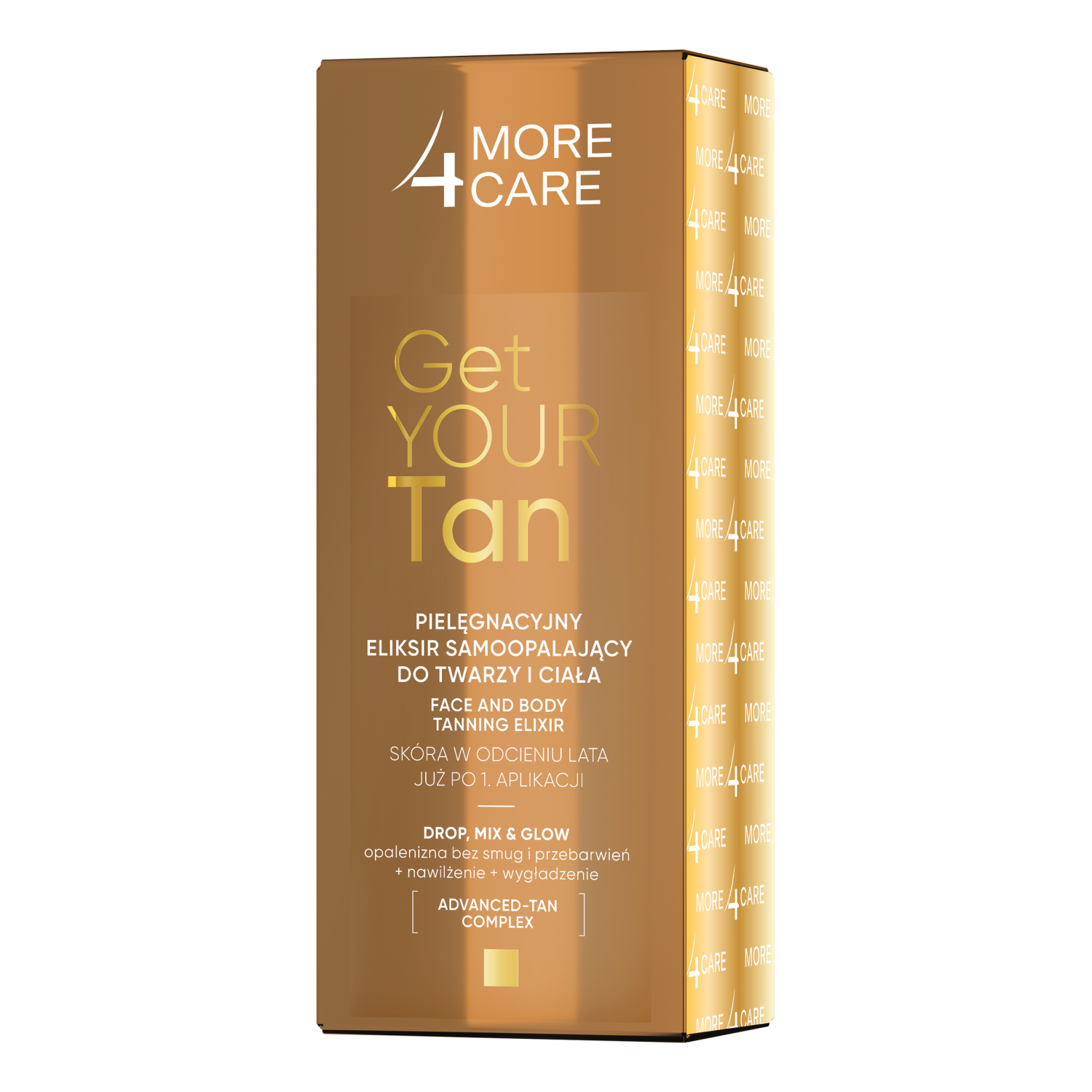 More4Care More4Care Get Your Tan, eliksir samoopalający do twarzy i ciała, 15 ml