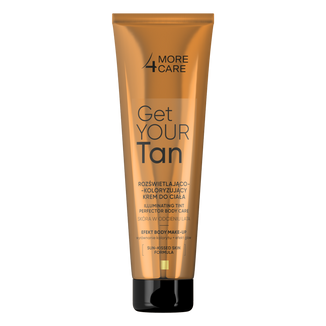 More4Care Get Your Tan, rozświetlający krem koloryzujący do ciała, 100 ml - zdjęcie produktu