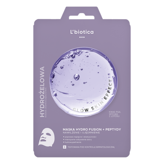 L'Biotica, hydrożelowa maska do twarzy z peptydami, 1 sztuka - zdjęcie produktu
