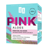 AA Aloes Pink, intensywnie nawilżający krem-żel na dzień, 50 ml - miniaturka zdjęcia produktu