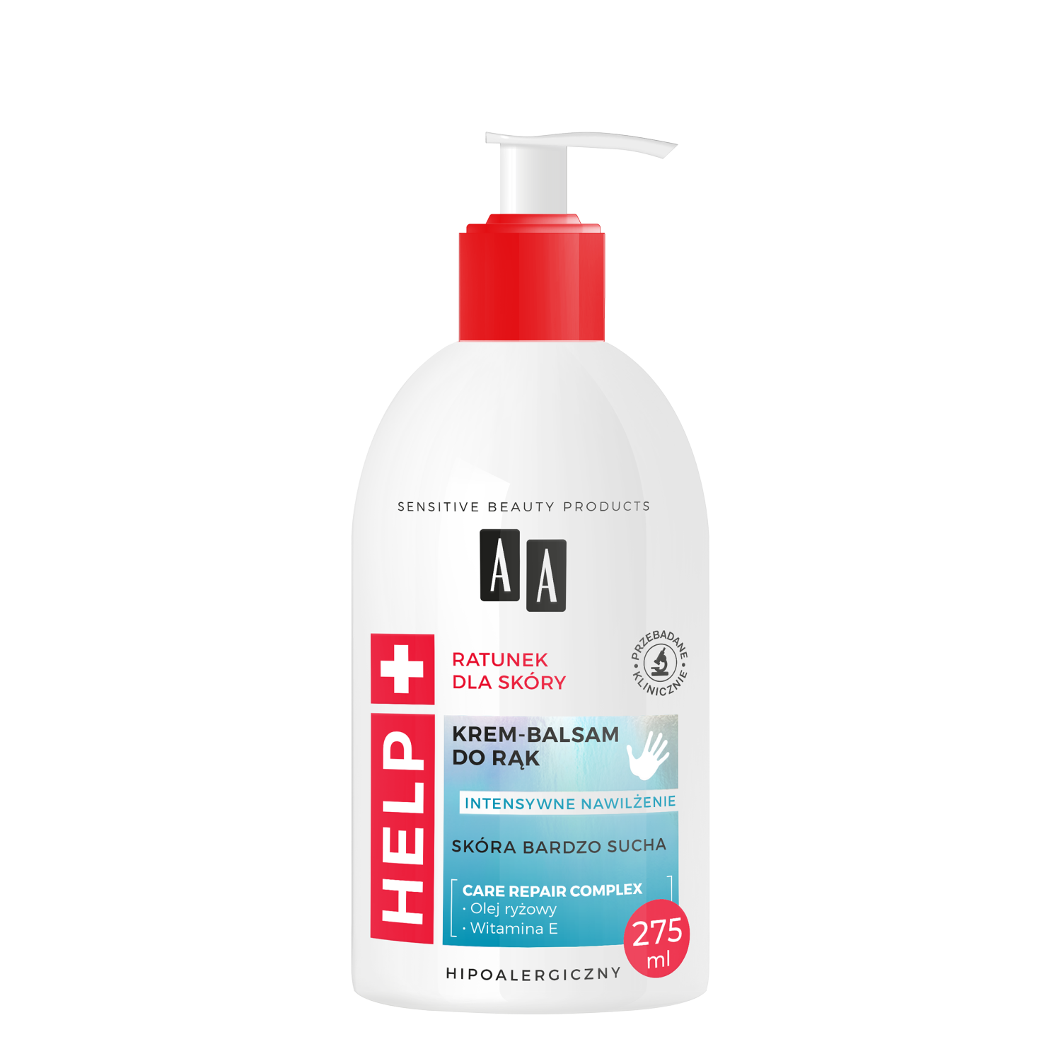 AA AA Help, krem-balsam do rąk, 275 ml — Składniki i ocena