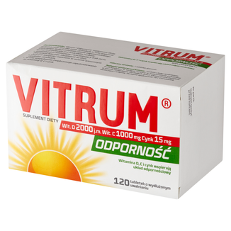 Vitrum Odporność, 120 tabletek o wydłużonym uwalnianiu - zdjęcie produktu