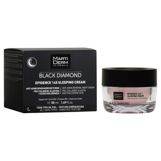 MartiDerm Black Diamond Epigence 145 Sleeping Cream, przeciwstarzeniowy krem do twarzy na noc, 50 ml USZKODZONE OPAKOWANIE - zdjęcie produktu