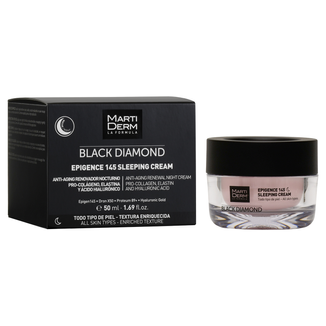 MartiDerm Black Diamond Epigence 145 Sleeping Cream, przeciwstarzeniowy krem do twarzy na noc, 50 ml - zdjęcie produktu